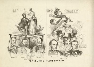 Platforms Illustrated by N. and Ives, J.M. Currier